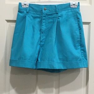 Liz Claiborne cotton turquoise shorts